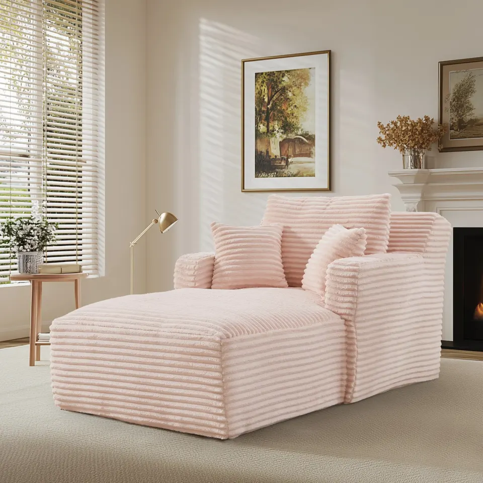 Sofá reclinável moderno com chaise longue, foto 3