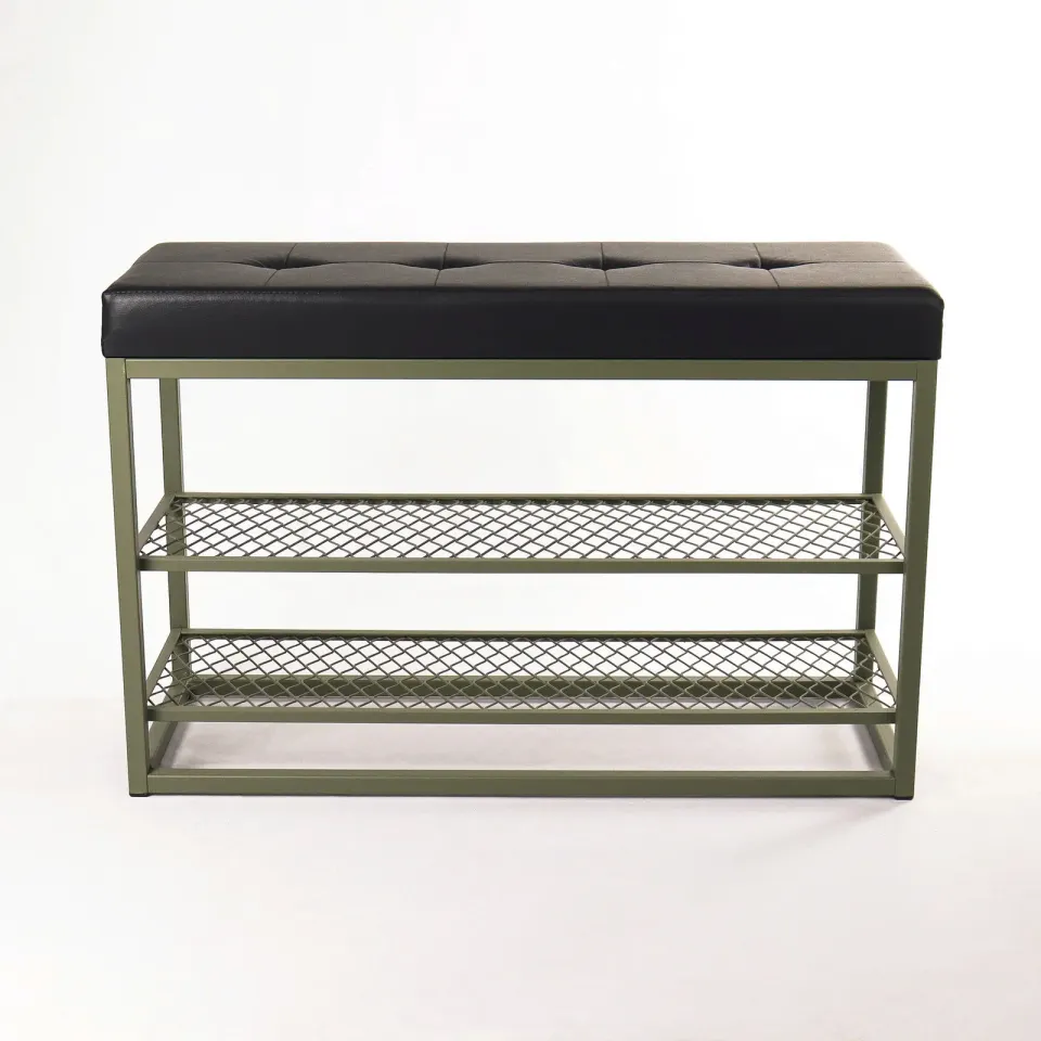 Sapateira Banco Sion Duo - Estofado Preto, foto 6