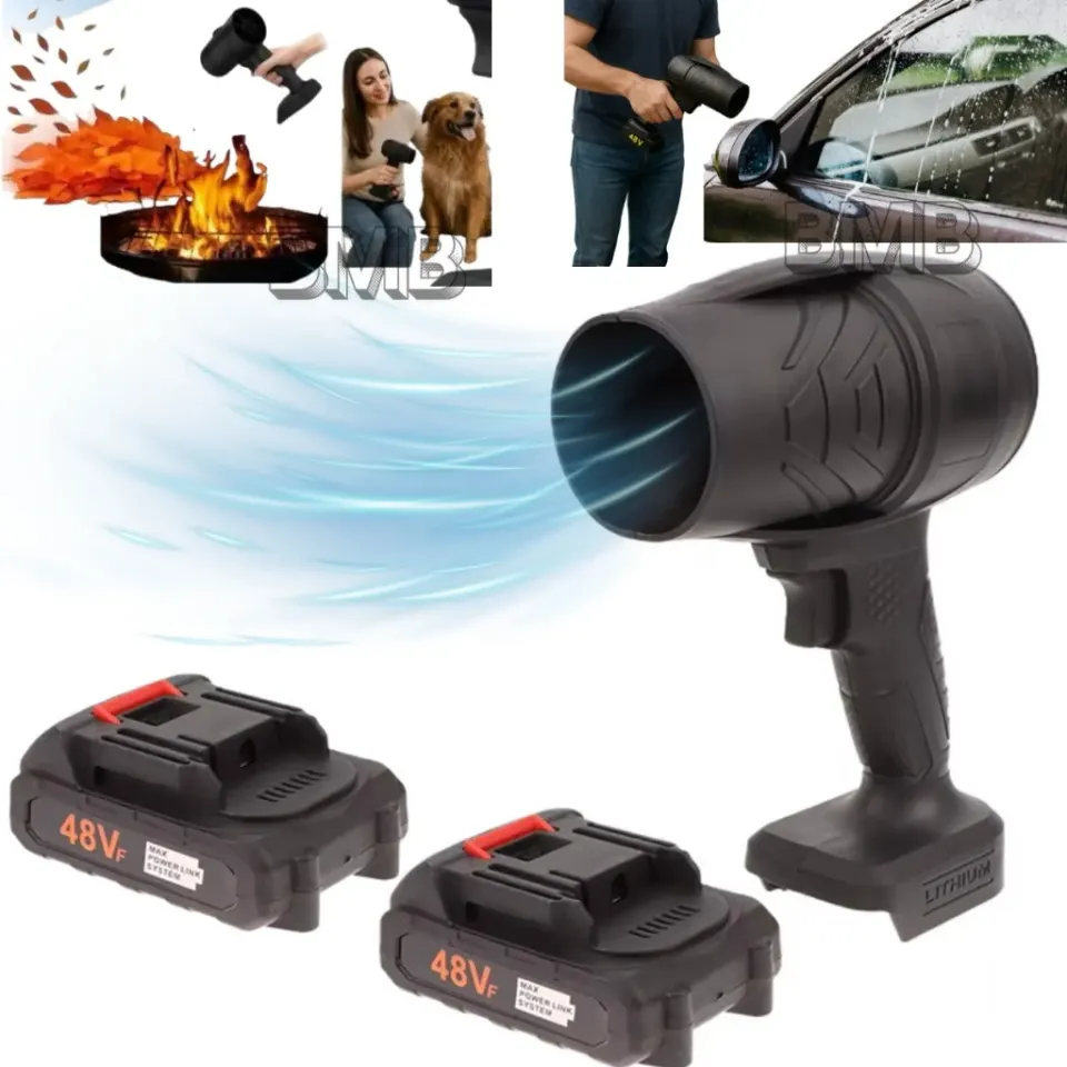 Soprador Turbo AirForce 48V™ | Portátil, Recarregável e com 2 Baterias para Limpeza Pesada, foto 2