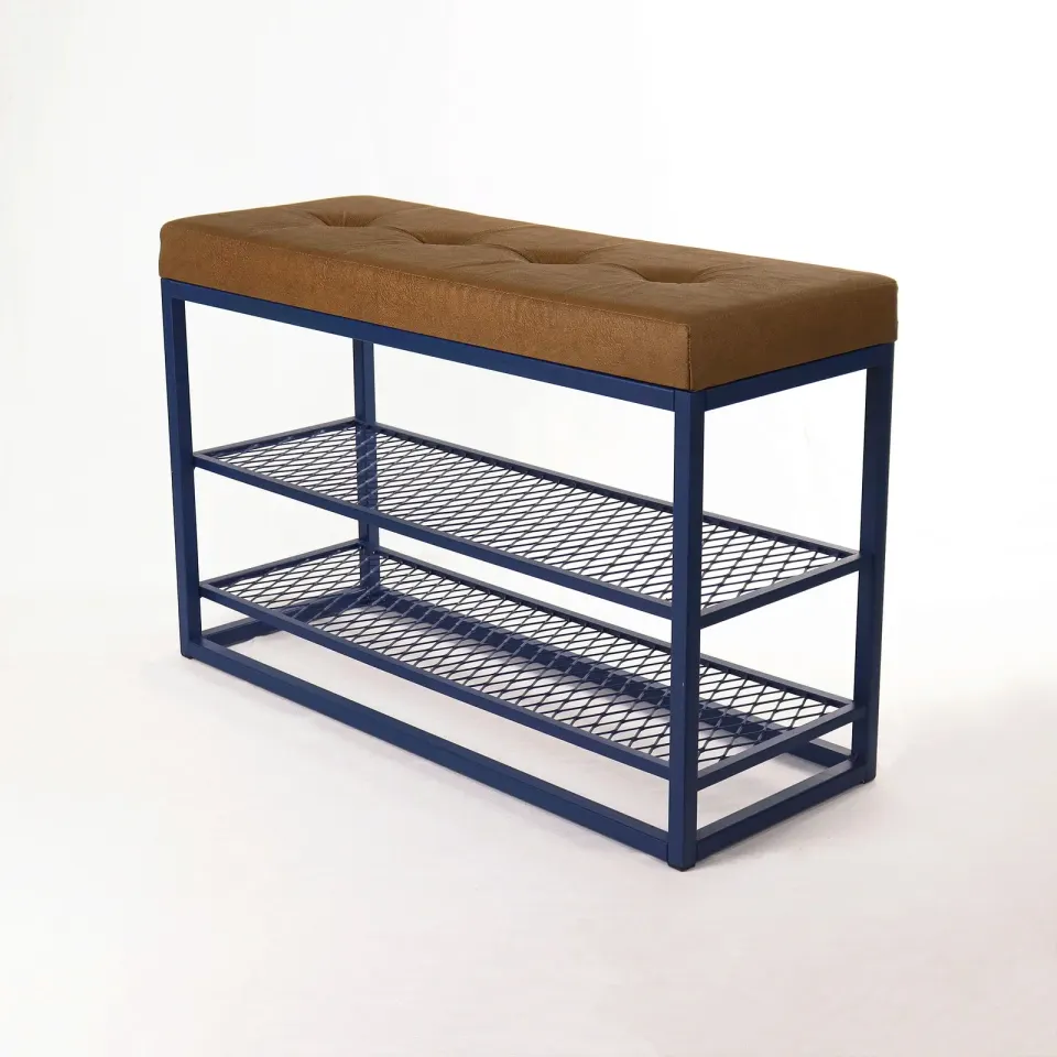 Sapateira Banco Sion Duo - Estofado Marrom, foto 10