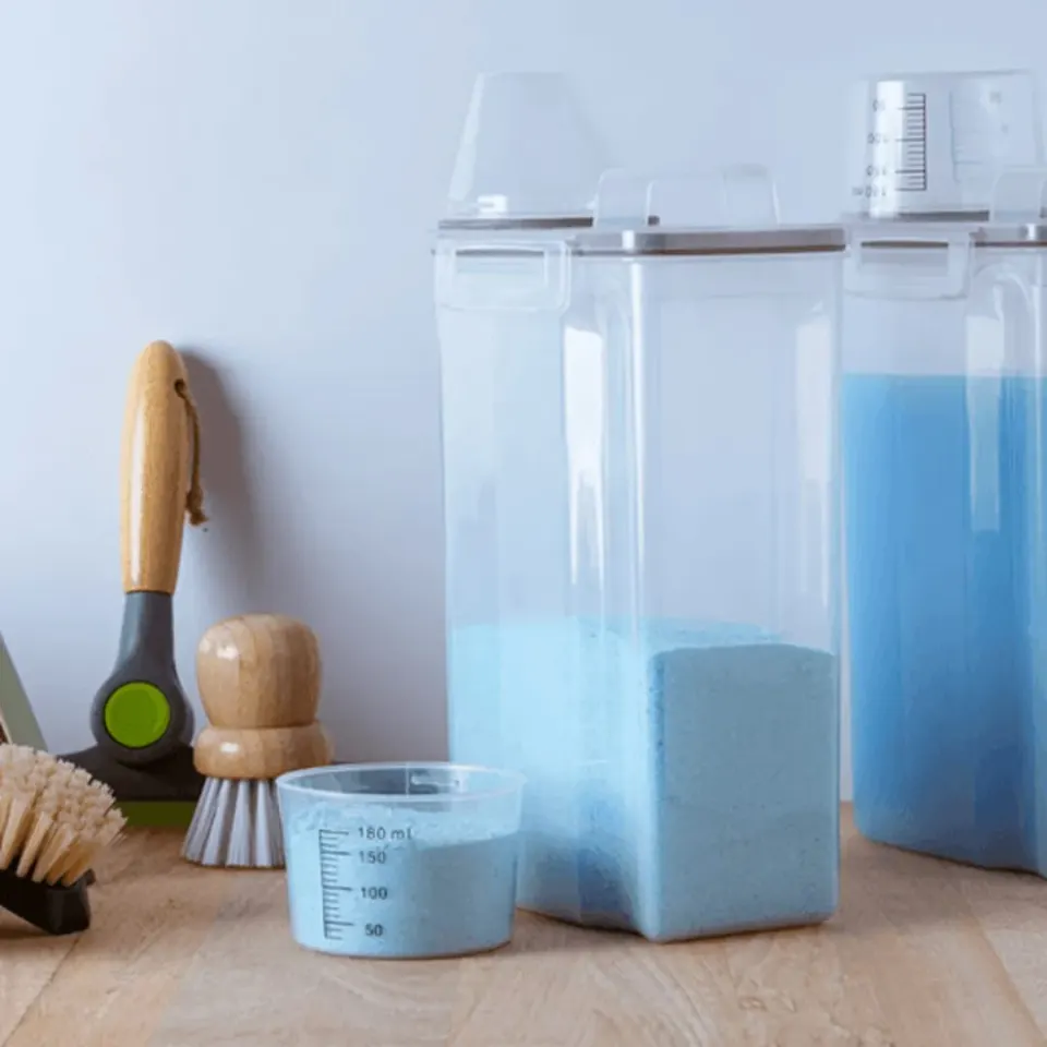 Kit 4 Potes Herméticos Porta Mantimento com Copo Medidor 2,5 Litros, foto 5