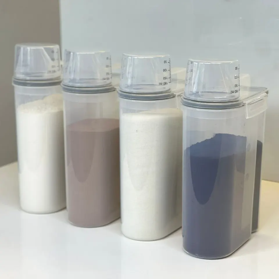 Kit 4 Potes Herméticos Porta Mantimento com Copo Medidor 2,5 Litros, foto 9