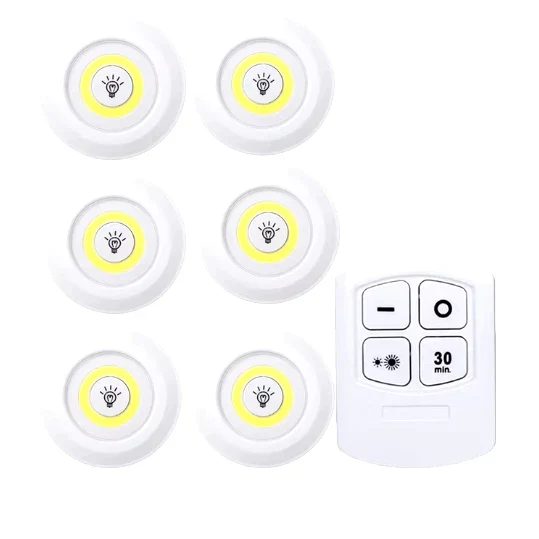 Luminária LED Sem Fio Luz Branca (Fria) com Controle Remoto - [Pague 2 e leve 6], foto 2